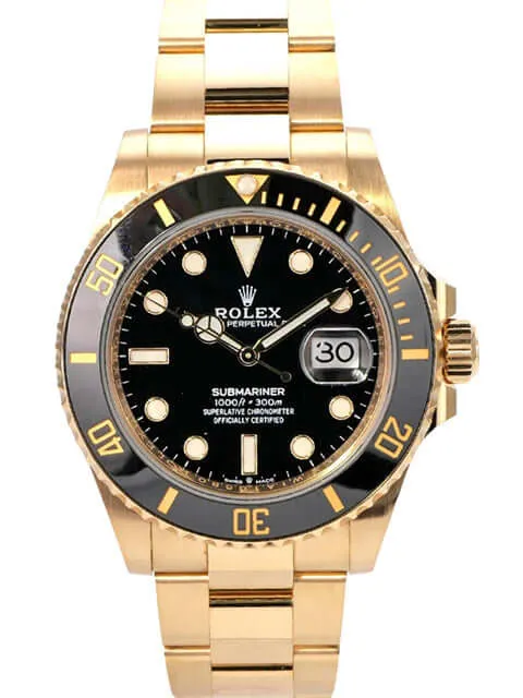 Rolex Submariner Date 41 Gelbgold 126618LN