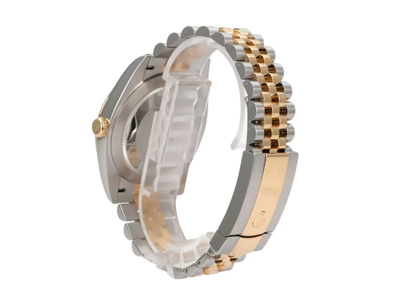 Rolex Datejust 41 Edelstahl Gelbgold 126333 Schwarz Jubile-Band