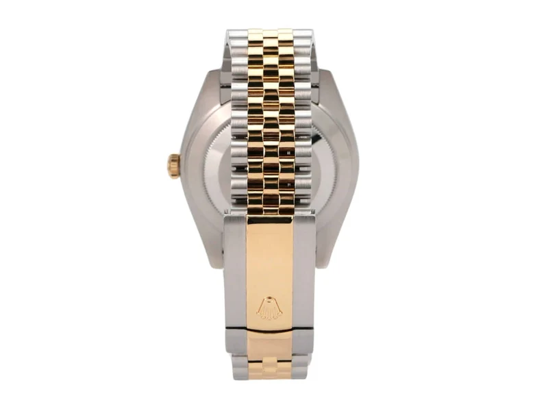 Rolex Datejust 41 Edelstahl Gelbgold 126333 Schwarz Jubile-Band