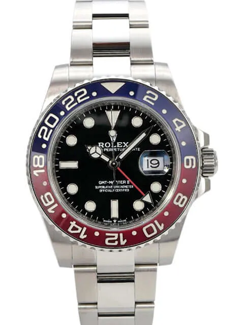Rolex GMT-Master II Edelstahl 126710BLRO Oyster-Band