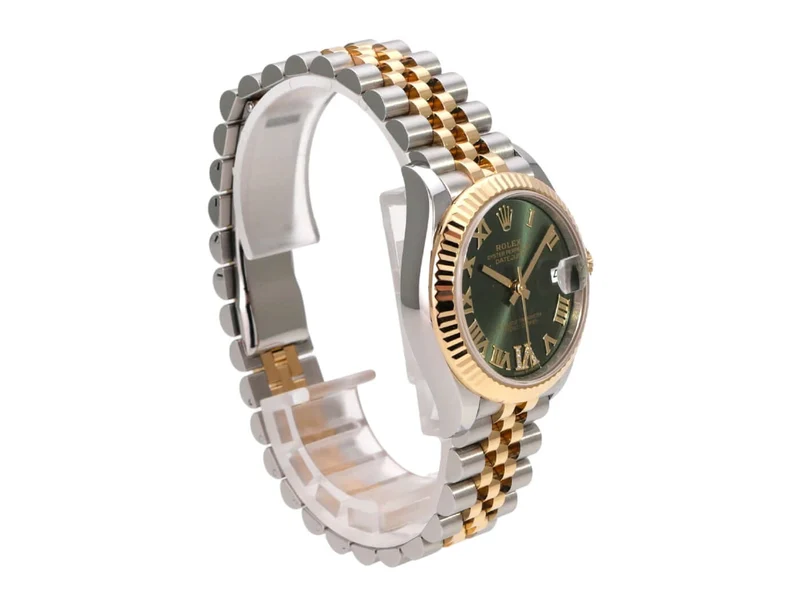 Rolex Datejust 31 Oystersteel Gelbgold 278273 Oliv R DIA Jubile-Band