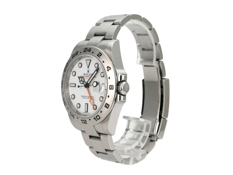 Rolex Explorer II 42 Edelstahl 216570 weiß