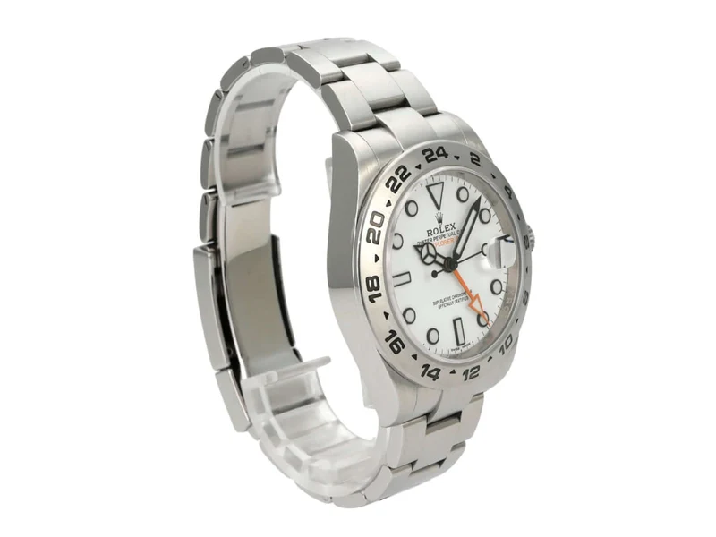 Rolex Explorer II 42 Edelstahl 216570 weiß