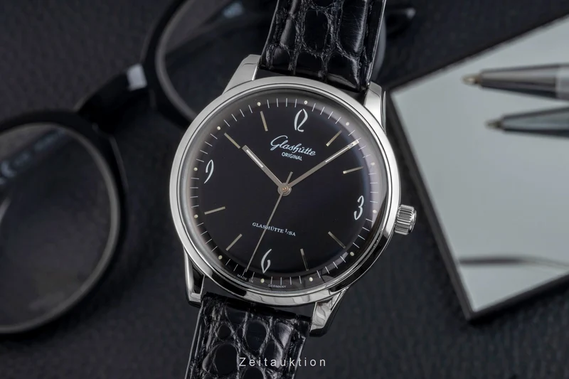 Glashütte Sixties steel automatic men's watch 1-39-52-04-02-04 LP: 7100EUR [2604984]
