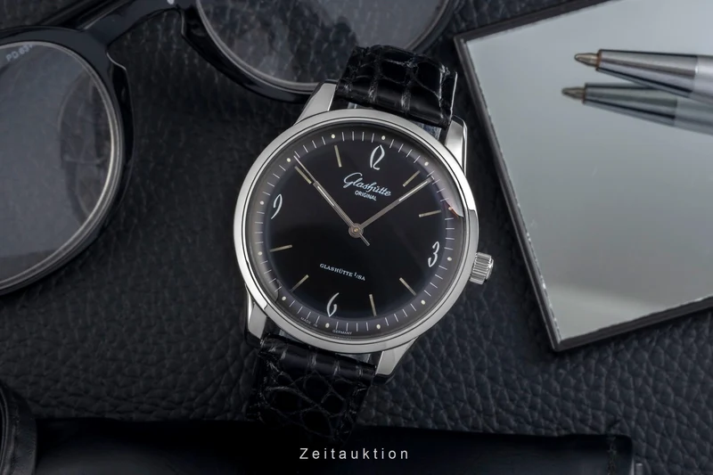 Glashütte Sixties steel automatic men's watch 1-39-52-04-02-04 LP: 7100EUR [2604984]