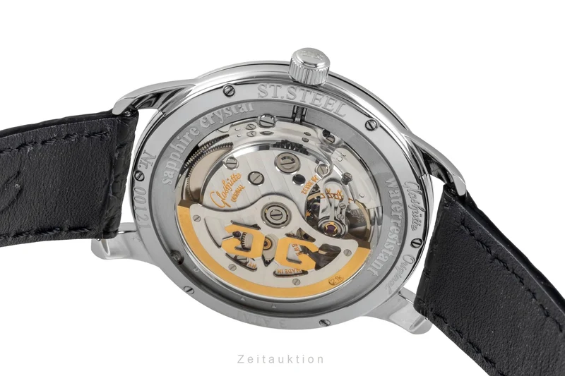 Glashütte Sixties steel automatic men's watch 1-39-52-04-02-04 LP: 7100EUR [2604984]