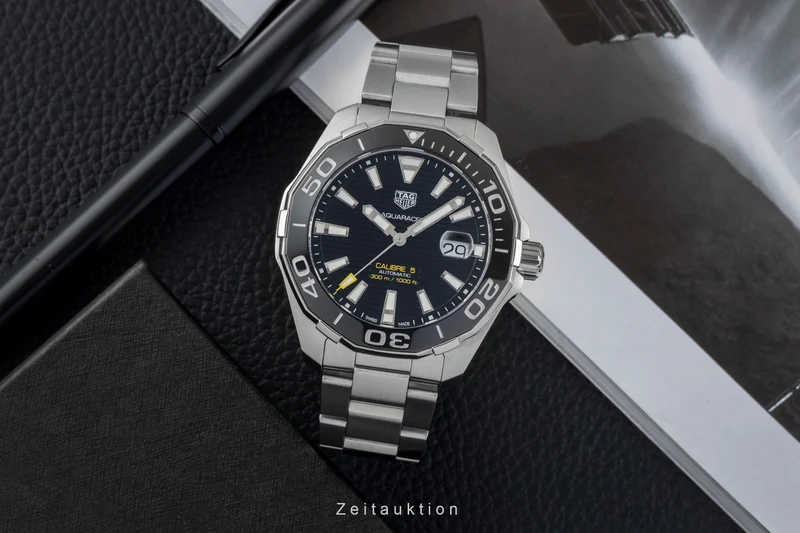 Tag Heuer Aquaracer steel automatic men's watch WAY201A.BA0927 LP: 4050EUR [2604953]