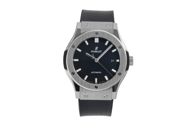 Hublot Classic Fusion titanium automatic men's watch 542.NX.1171.RX LP: 8500EUR [2604901]