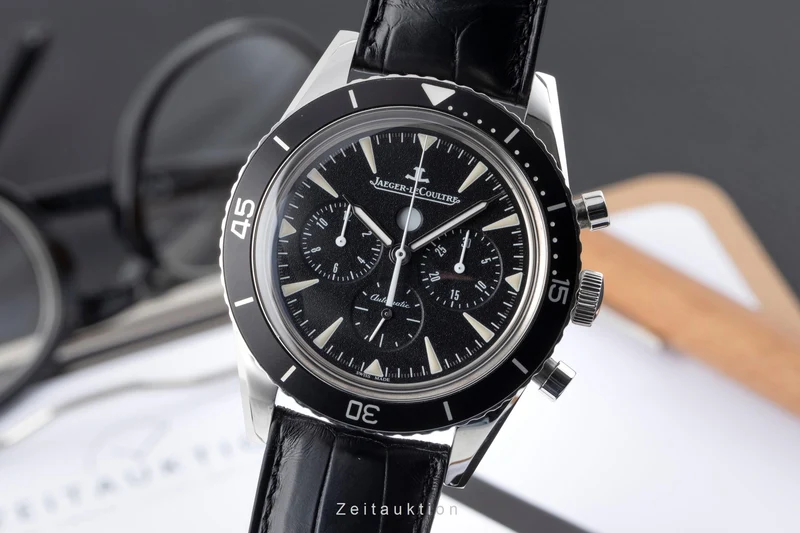 Jaeger LeCoultre Deep Sea chronograph steel automatic men's watch Q2068570 135.8.C8 [2604978]
