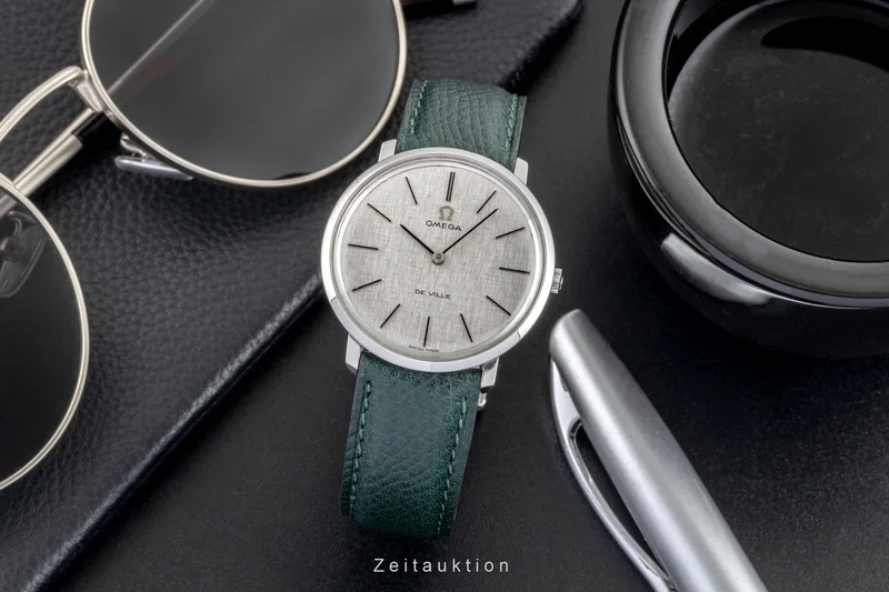 Omega De Ville steel manual winding men's watch 111.077 ST 111.0077 Vintage [2603910]