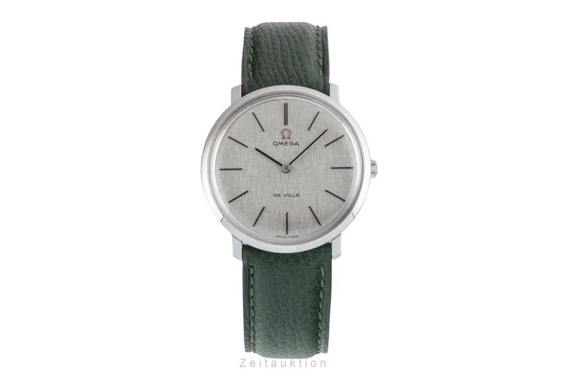 Omega De Ville steel manual winding men's watch 111.077 ST 111.0077 Vintage [2603910]