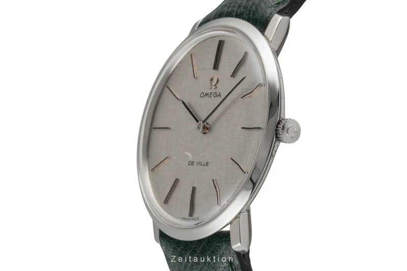Omega De Ville steel manual winding men's watch 111.077 ST 111.0077 Vintage [2603910]