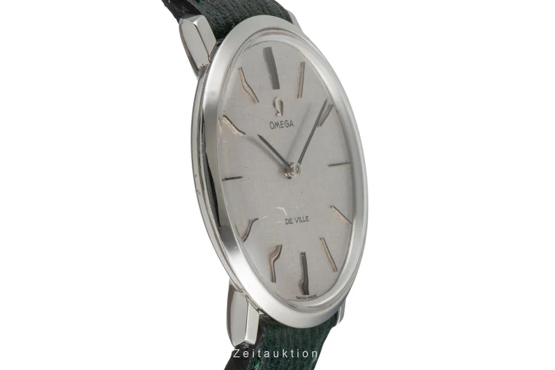 Omega De Ville steel manual winding men's watch 111.077 ST 111.0077 Vintage [2603910]