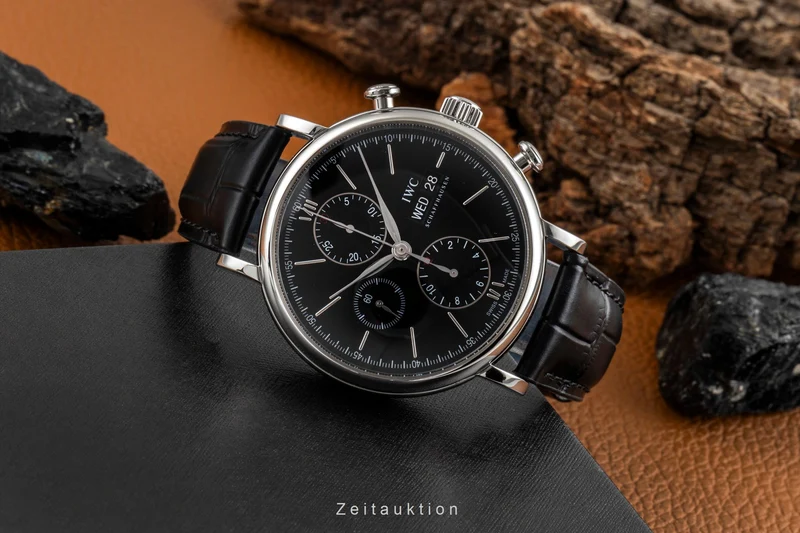 IWC Portofino chronograph steel automatic men's watch IW391008 LP: 7100EUR [2604987]