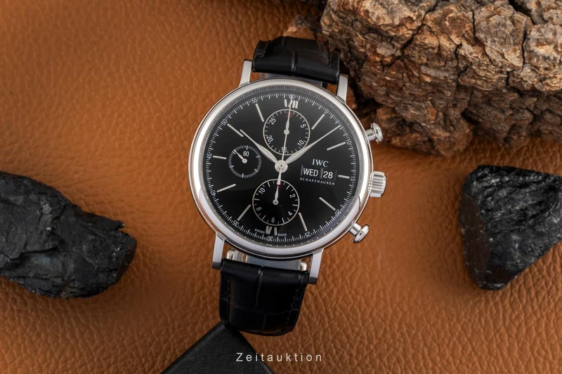 IWC Portofino chronograph steel automatic men's watch IW391008 LP: 7100EUR [2604987]