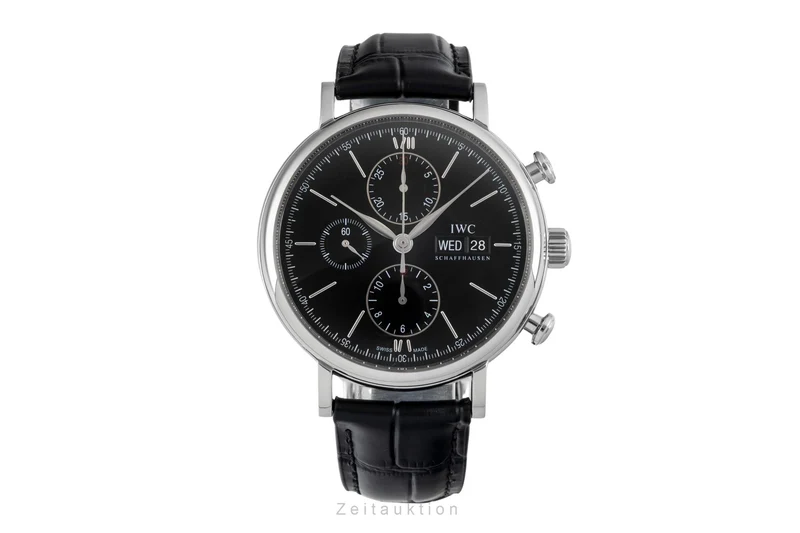 IWC Portofino chronograph steel automatic men's watch IW391008 LP: 7100EUR [2604987]