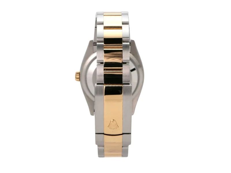 Rolex Datejust 36 Oystersteel Gelbgold 126233 Schwarz Diamant