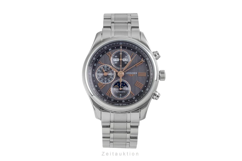 Longines Master Collection chronograph steel automatic men's watch L2.773.4.61.6 LP: 4150EUR [2605142]