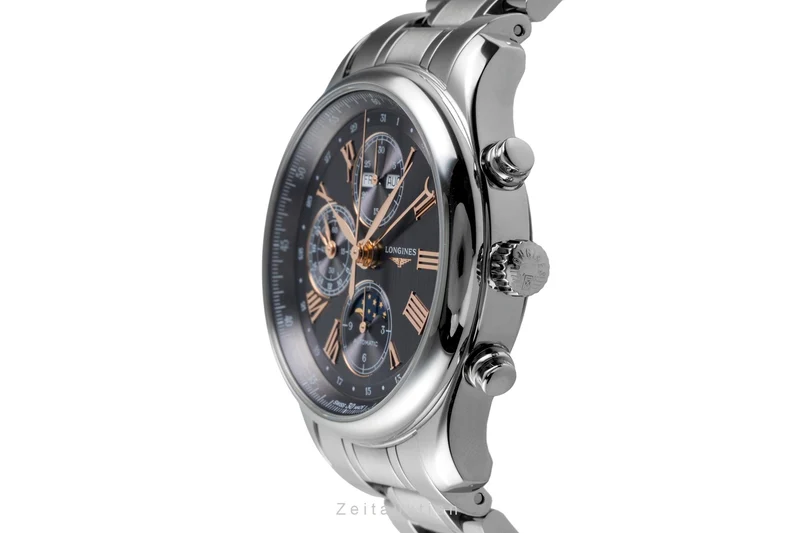Longines Master Collection chronograph steel automatic men's watch L2.773.4.61.6 LP: 4150EUR [2605142]