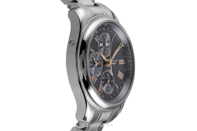 Longines Master Collection chronograph steel automatic men's watch L2.773.4.61.6 LP: 4150EUR [2605142]