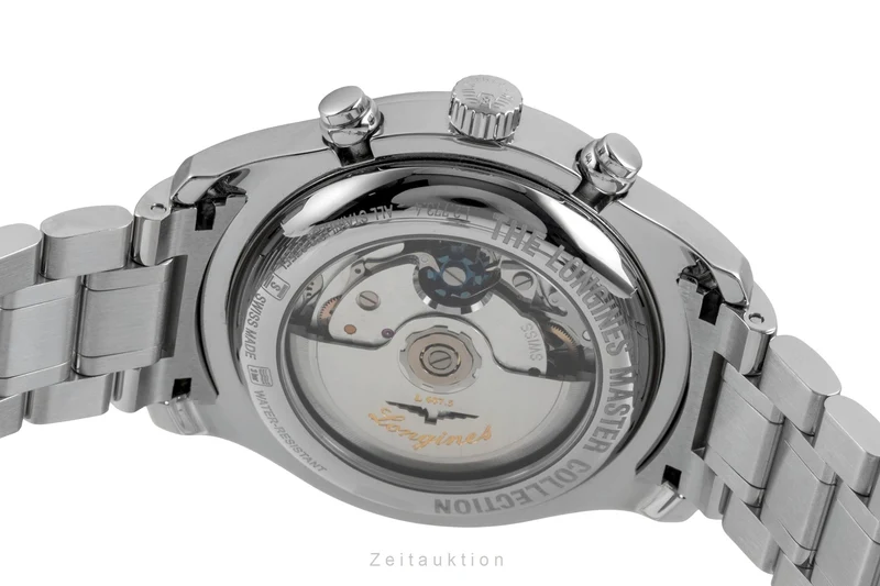 Longines Master Collection chronograph steel automatic men's watch L2.773.4.61.6 LP: 4150EUR [2605142]