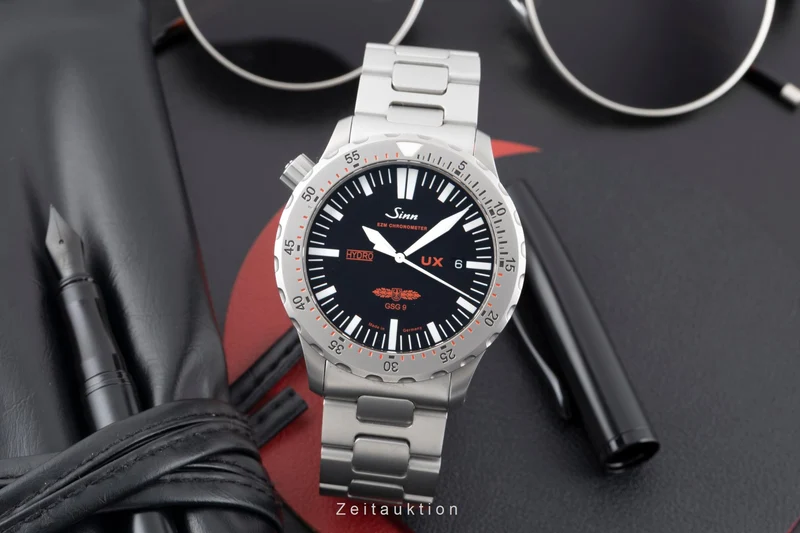 Sinn UX EZM 2B steel quartz men's watch 403.031 LP: 2700EUR [2605186]