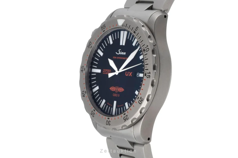 Sinn UX EZM 2B steel quartz men's watch 403.031 LP: 2700EUR [2605186]