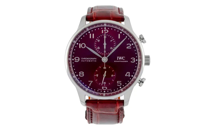IWC Portugieser chronograph steel automatic men's watch IW371616 [2604726]