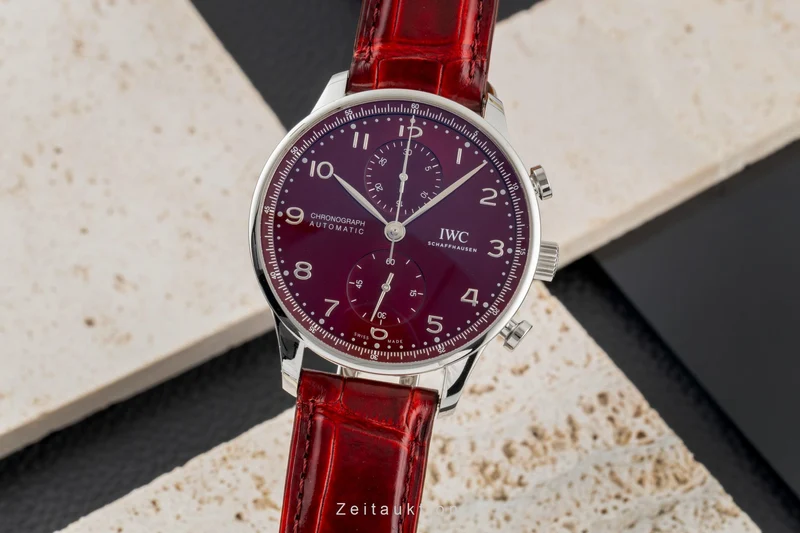 IWC Portugieser chronograph steel automatic men's watch IW371616 [2604726]
