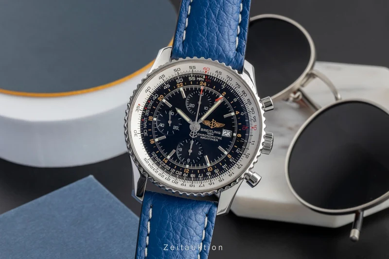 Breitling Navitimer World chronograph steel automatic men's watch A24322 [2604961]