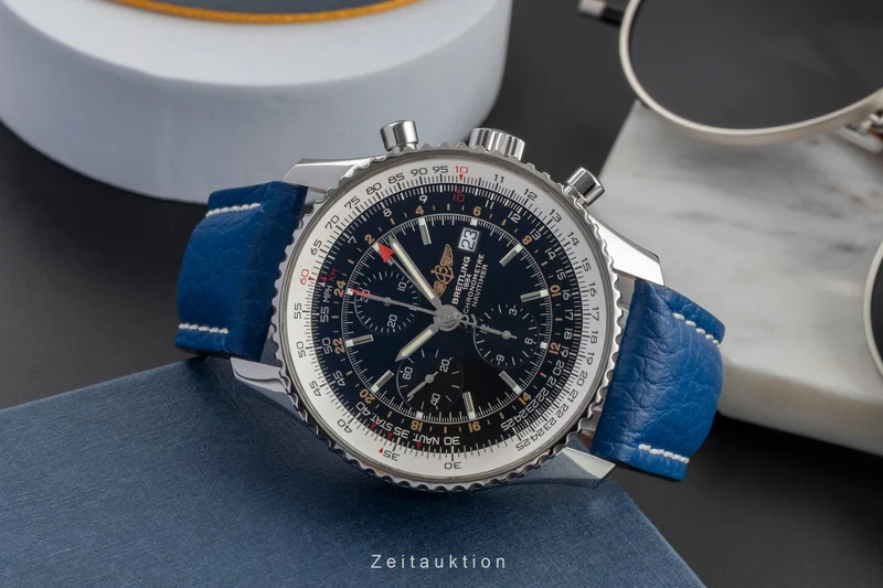 Breitling Navitimer World chronograph steel automatic men's watch A24322 [2604961]