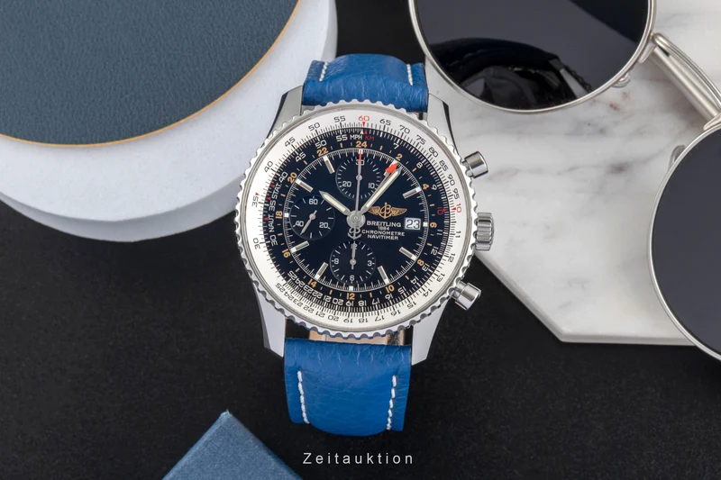 Breitling Navitimer World chronograph steel automatic men's watch A24322 [2604961]