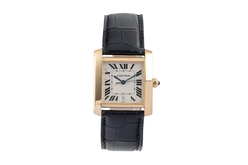Cartier Tank Francaise 18 ct gold automatic men's watch W50001R2 [2604497]