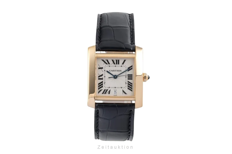 Cartier Tank Francaise 18 ct gold automatic men's watch W50001R2 [2604497]