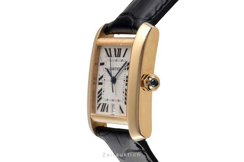 Cartier Tank Francaise 18 ct gold automatic men's watch W50001R2 [2604497]