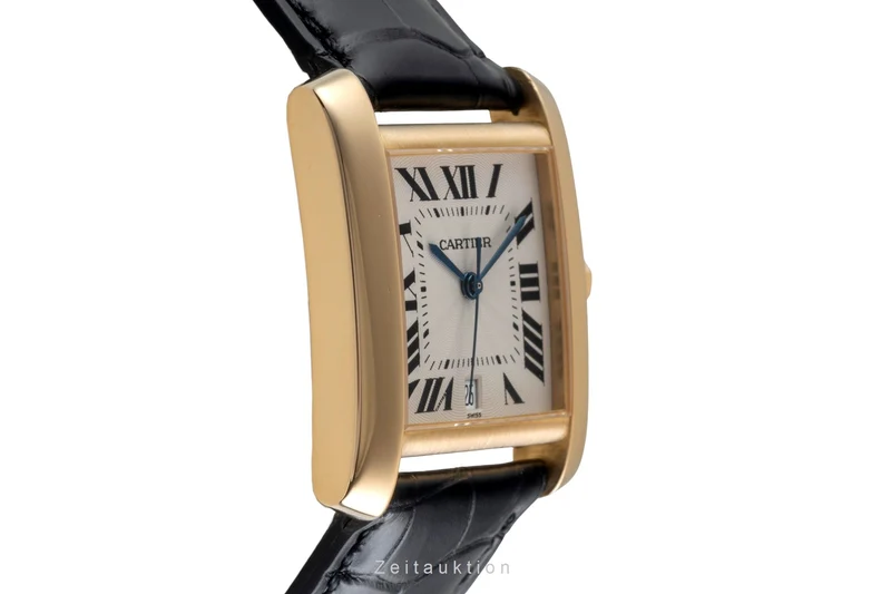 Cartier Tank Francaise 18 ct gold automatic men's watch W50001R2 [2604497]