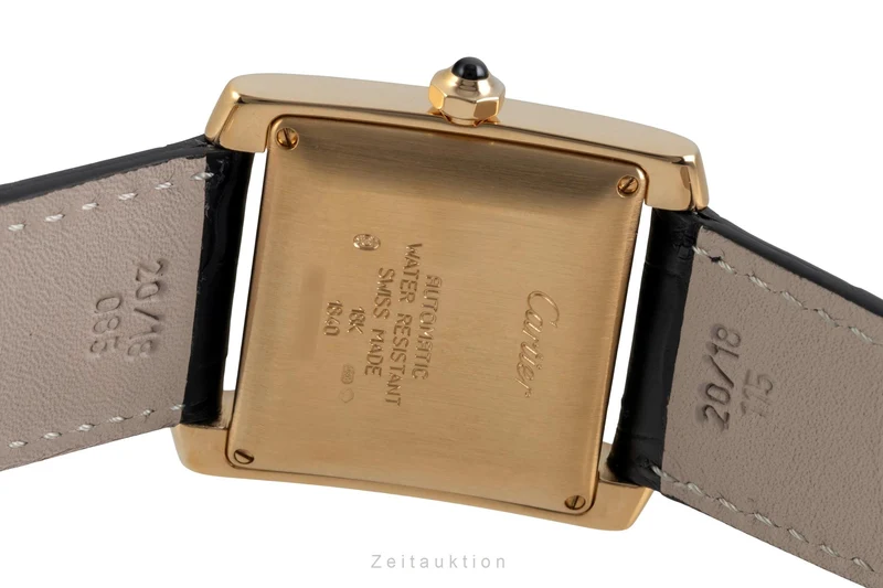 Cartier Tank Francaise 18 ct gold automatic men's watch W50001R2 [2604497]