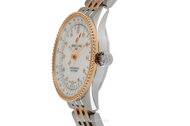 Breitling Navitimer steel / gold automatic women's watch U17395211A1U1 LP: 10400EUR [2604744]