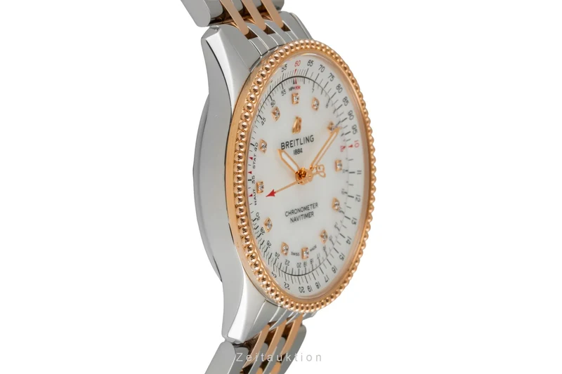 Breitling Navitimer steel / gold automatic women's watch U17395211A1U1 LP: 10400EUR [2604744]