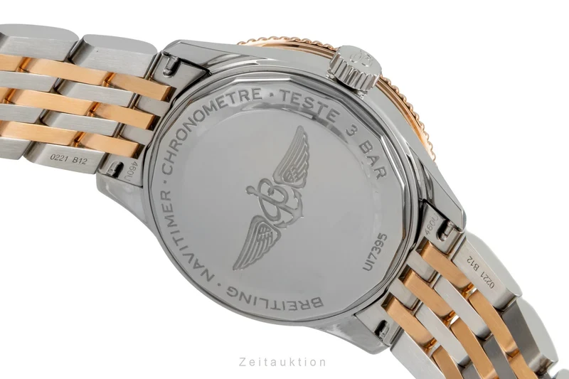 Breitling Navitimer steel / gold automatic women's watch U17395211A1U1 LP: 10400EUR [2604744]