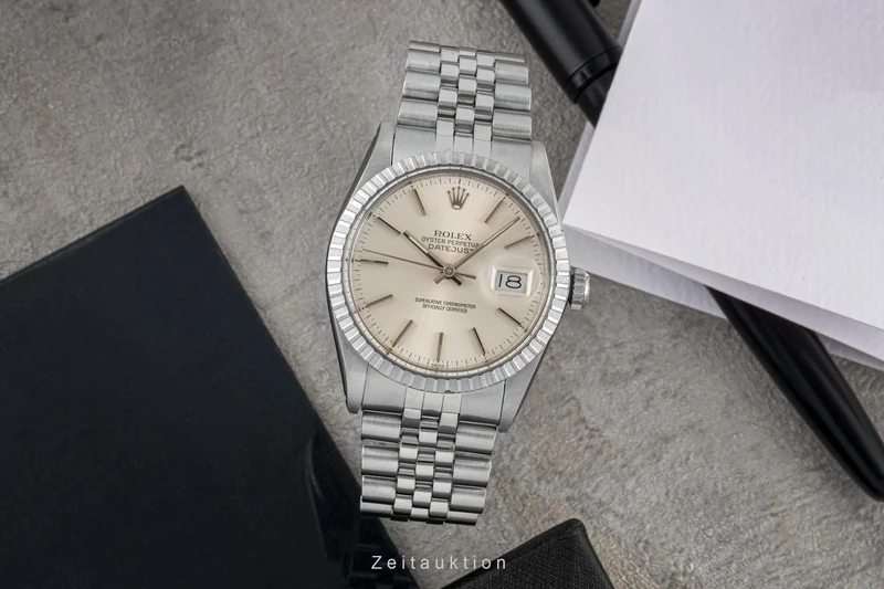 Rolex Datejust steel automatic men's watch 16030 Vintage [2605108]