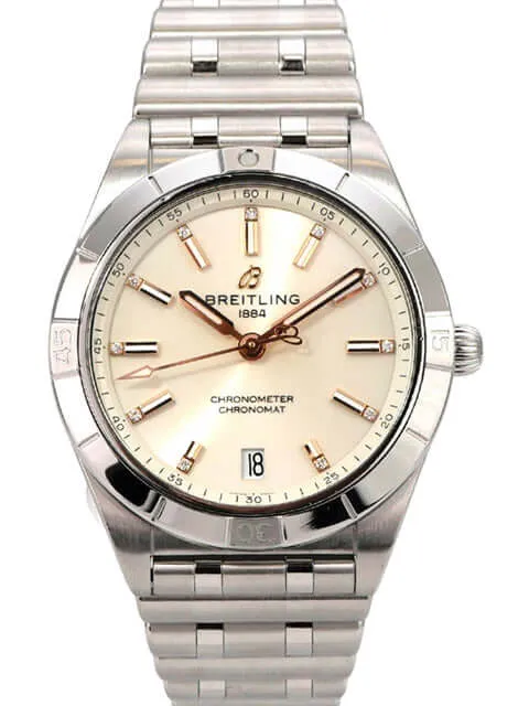 Breitling Chronomat Automatic 36 Weiß Diamant A10380101A2A1