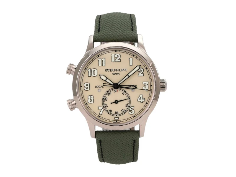 Patek Philippe Calatrava Pilot Travel Time Weißgold 5524G-010