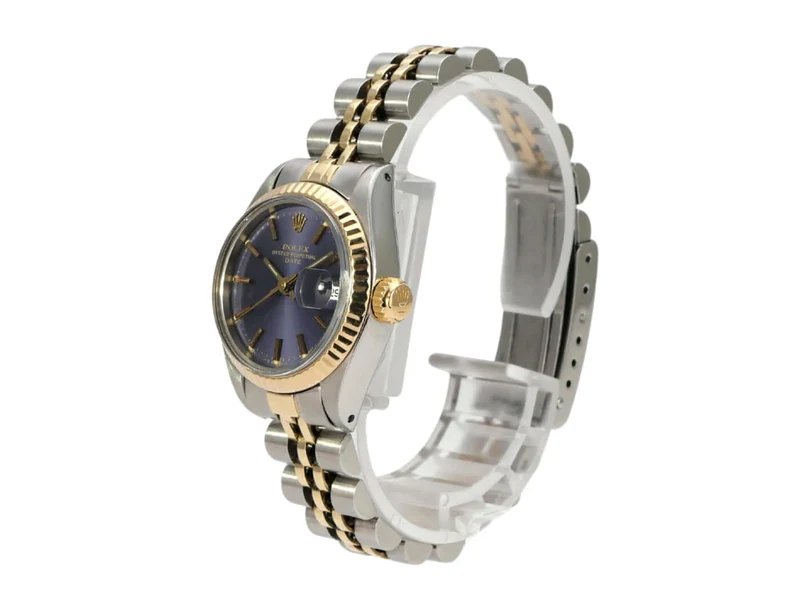 Rolex Datejust 26 Edelstahl Gelbgold Ref. 6917 Purple