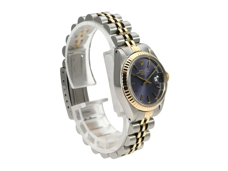 Rolex Datejust 26 Edelstahl Gelbgold Ref. 6917 Purple