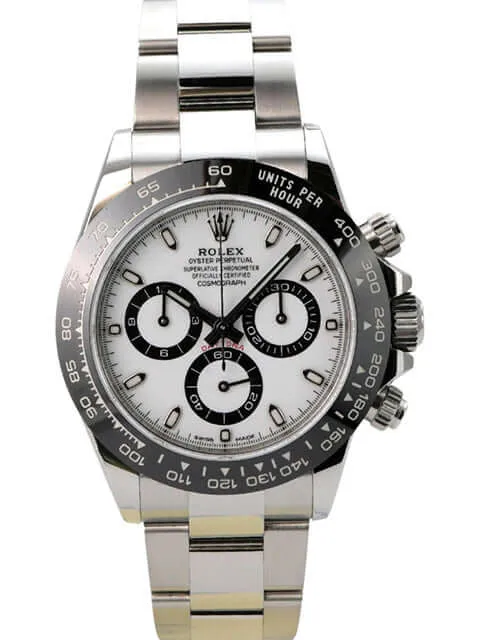 Rolex Daytona Edelstahl 116500LN Weiß