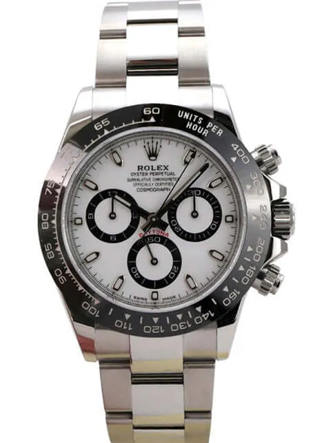 Rolex Daytona Edelstahl 116500LN Weiß