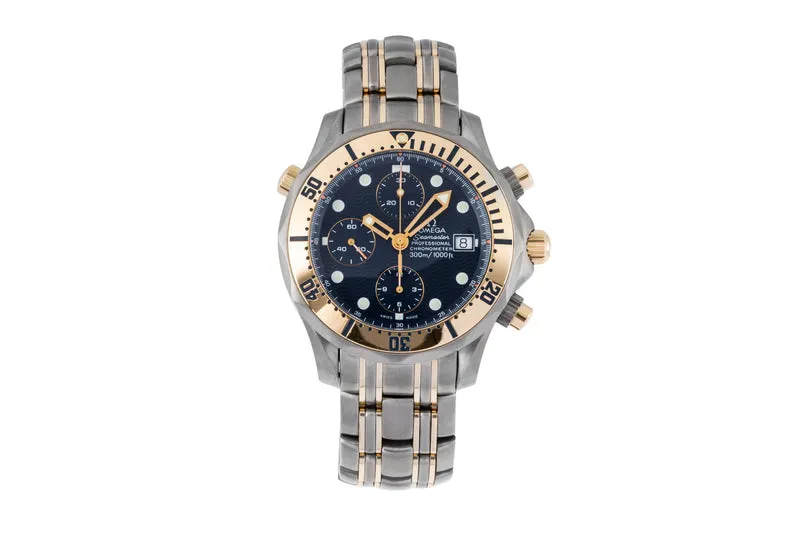 Omega Seamaster chronograph titanium / gold automatic men's watch 2297.80.00 [2605082]