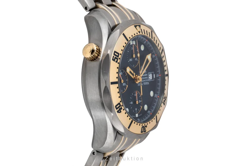 Omega Seamaster chronograph titanium / gold automatic men's watch 2297.80.00 [2605082]