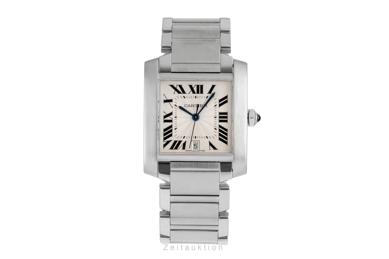 Cartier Tank Francaise steel automatic women's watch W51002Q3 [2603079]